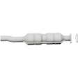 55320 Catalytic Converter, Federal EPA Standard, 46-State Legal (Cannot ship to CA, CO, NY or ME), HM Grade Series, Direct Fit