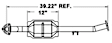 93377 Passenger Side Catalytic Converter, 4.7L, 8Cyl, Federal EPA Standard, 46-State Legal (Cannot ship to CA, CO, NY or ME), HM Grade Series, Direct Fit