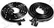 1966 Pontiac Bonneville - Door Seal, 2-Door, Hardtop, With Clips and Molded Ends R&L, Set of 2