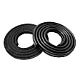 LM 23-HBLK Weatherstrip Seal - Black, Door Seal, Direct Fit, Set of 2