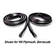 RR 4006-A Roof Rail Seal - Direct Fit, Set of 2