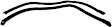 RR 5020-E Roof Rail Seal - Direct Fit, Set of 2