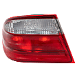 Driver Side, Outer Tail Light, without Bulb, Halogen, Clear and Red Lens, Sedan, Elegance Package