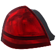 Driver Side Tail Light, without Bulb, Halogen, Red Lens, 8 Cyl., 4.6L Engine