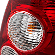 Passenger Side Tail Light, with Bulb, Halogen, Clear and Red Lens, Base Model, Hatchback