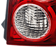Passenger Side Tail Light, with Bulb, Halogen, Clear and Red Lens, Base Model, Hatchback