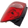 Passenger Side Tail Light, with Bulb, Halogen, Clear and Red Lens, 6 Cyl., 3.0L Engine