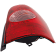 Passenger Side Tail Light, with Bulb, Halogen, Clear and Red Lens, 6 Cyl., 3.0L Engine
