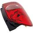 Driver Side Tail Light, with Bulb, Halogen, Clear and Red Lens, 6 Cyl., 3.0L Engine
