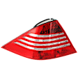2003-2006 Mercedes Benz S500 - Driver Side Tail Light, without Bulb, Halogen, Clear and Red Lens, From VIN A322444, (220) Chassis