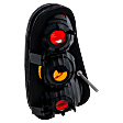 2004 Mini Cooper S - Passenger Side Halogen Tail Light, Without bulb(s), Production Date To July 2004, For Models Without Reverse Light, OE Replacement