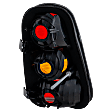 2004 Mini Cooper S - Passenger Side Halogen Tail Light, Without bulb(s), Production Date To July 2004, For Models Without Reverse Light, OE Replacement