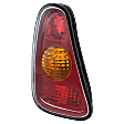 2006 Mini Cooper - Driver Side Halogen Tail Light, Without bulb(s), Supercharged, Gas, OE Replacement, Hatchback