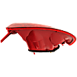 Passenger Side, Outer Tail Light, with Bulb, Halogen, Red Lens, With Standard Type Bumper, Sedan
