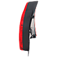 Driver Side Tail Light, without Bulb, Halogen, Clear and Red Lens