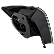 Passenger Side Tail Light, without Bulb, Halogen, Clear Lens, Hatchback