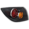 Driver Side Tail Light, without Bulb, Halogen, Clear Lens, Hatchback