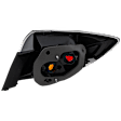 Driver Side Tail Light, without Bulb, Halogen, Clear Lens, Hatchback