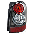 Passenger Side Tail Light, without Bulb, Halogen, Clear and Red Lens, With Rocker Moldings, 6 Cyl., 3.0L Engine