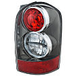 Passenger Side Tail Light, without Bulb, Halogen, Clear and Red Lens, With Rocker Moldings, 6 Cyl., 3.0L Engine