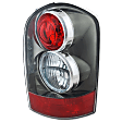 Passenger Side Tail Light, without Bulb, Halogen, Clear and Red Lens, With Rocker Moldings, 6 Cyl., 3.0L Engine