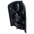 Passenger Side Tail Light, without Bulb, Halogen, Clear and Red Lens, With Rocker Moldings, 6 Cyl., 3.0L Engine