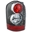 Driver Side Tail Light, without Bulb, Halogen, Clear and Red Lens, With Rocker Moldings, 6 Cyl., 3.0L Engine