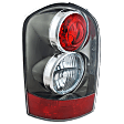 Driver Side Tail Light, without Bulb, Halogen, Clear and Red Lens, With Rocker Moldings, 6 Cyl., 3.0L Engine