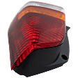 Passenger Side Tail Light, with Bulb, Halogen, Amber, Clear and Red Lens