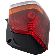 Driver Side Tail Light, with Bulb, Halogen, Amber, Clear and Red Lens