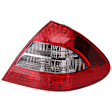 2007-2009 Mercedes Benz E350 - Passenger Side Tail Light, with Bulb, LED, Clear and Red Lens, With Appearance Package, Sedan, (211) Chassis