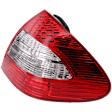 2007-2009 Mercedes Benz E350 - Passenger Side Tail Light, with Bulb, LED, Clear and Red Lens, With Appearance Package, Sedan, (211) Chassis