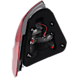 2007-2009 Mercedes Benz E350 - Passenger Side Tail Light, with Bulb, LED, Clear and Red Lens, With Appearance Package, Sedan, (211) Chassis