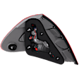 2007-2009 Mercedes Benz E350 - Passenger Side Tail Light, with Bulb, LED, Clear and Red Lens, With Appearance Package, Sedan, (211) Chassis