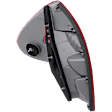 2007-2009 Mercedes Benz E350 - Passenger Side Tail Light, with Bulb, LED, Clear and Red Lens, With Appearance Package, Sedan, (211) Chassis