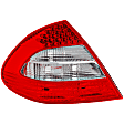 Driver Side Tail Light, with Bulb, LED, Clear and Red Lens, With Appearance Package, Sedan, (211) Chassis