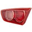 Passenger Side, Inner Tail Light, with Bulb, Halogen, Clear and Red Lens, 09-09, Without Turbo, Except Sportback Models
