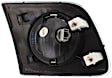 Passenger Side, Inner Tail Light, with Bulb, Halogen, Clear Lens