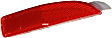 Rear, Passenger Side Bumper Reflector