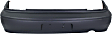 Rear Primed Bumper Cover, Sedan, ES/LS Models, Without Spoiler Holes