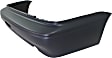 Rear Primed Bumper Cover, Sedan, ES/LS Models, Without Spoiler Holes