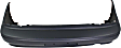 Rear Primed Bumper Cover, Sedan, ES/LS Models, Without Spoiler Holes
