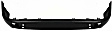 Rear Primed Bumper Cover, With Step Pad And Reflector Holes, Without Spare Tire Carrier Hole