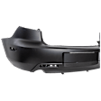 Rear Primed Bumper Cover, Sedan, Standard Type, CAPA Certified