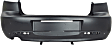 Rear Primed Bumper Cover, Sedan, Sport Type