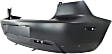 Rear Primed Bumper Cover, Sedan, Sport Type