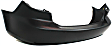 Rear Primed Bumper Cover, Non-Turbo, CAPA CERTIFIED