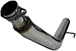 DS9401 Down Pipe - Natural, Stainless Steel, Direct Fit, Sold Individually