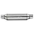 R1012 Muffler, Polished, Resonator Muffler Series