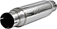 R1013 Muffler, Polished, Resonator Muffler Series